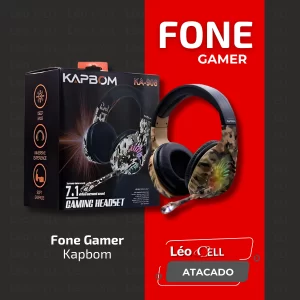 Fone Gamer Kapbom