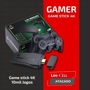 Game stick 4k 32Bit 10Mil Jogos