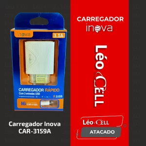 Carregador Inova CAR-3159A-IOS