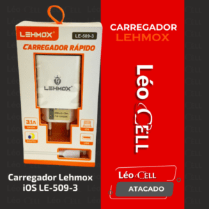 Carregador Lehmox iOS LE-509-3