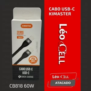 Cabo USB-C Kimaster USB-C 60w