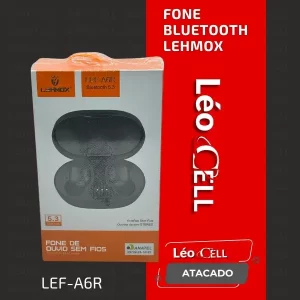 Fone bluetooth Lehmox LEF-A6R