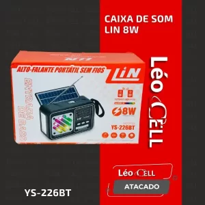 Caixa de som lin 8W