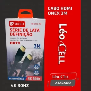 Cabo HDMI Onex 3 Metros